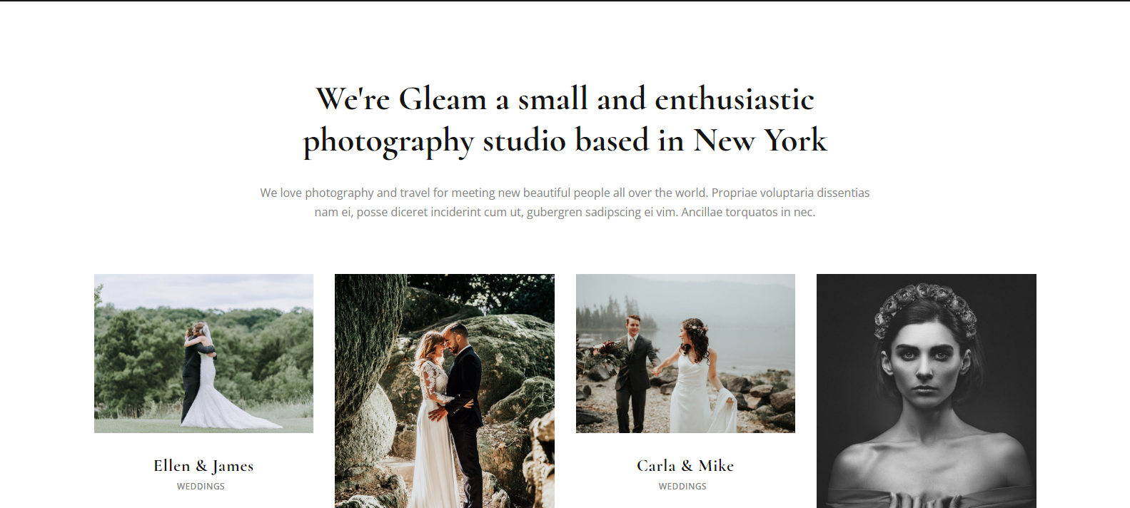 Gleam v2.0.0 - Photography Portfolio