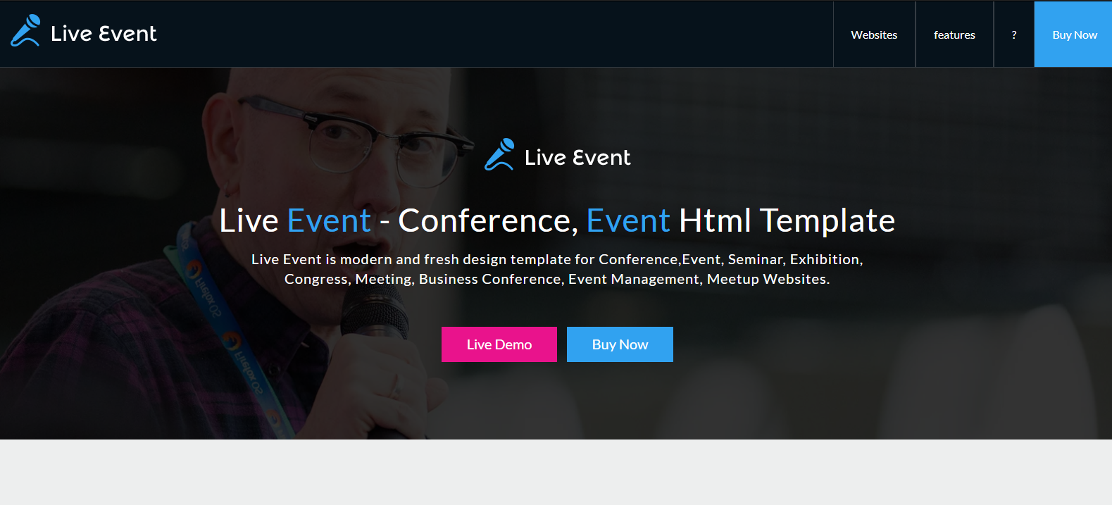 Live Event v1.2 - Conference & Meetup HTML Template