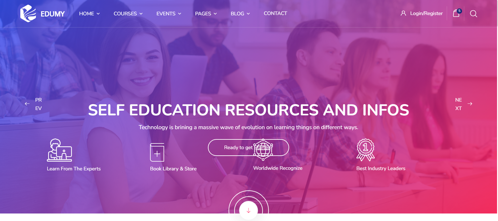 Edumy - LMS Online Education Course & School HTML Template