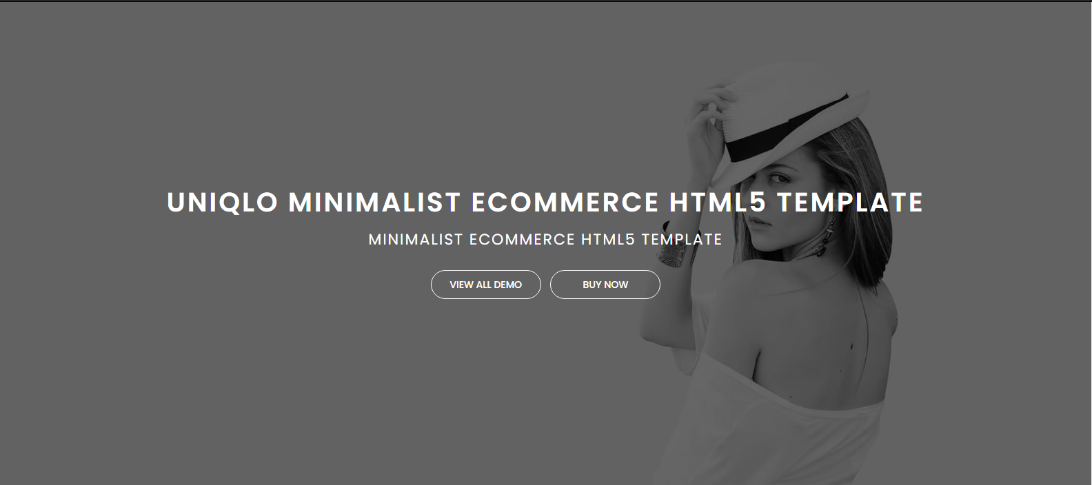 Uniqlo v2.0.1 - Minimal HTML Template