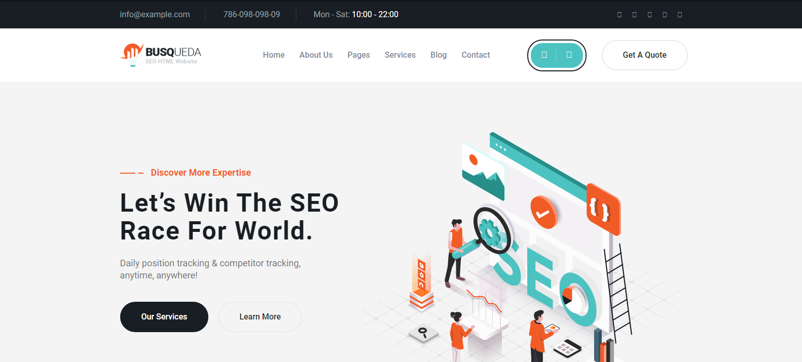 Busqueda - SEO & Digital Agency HTML Template