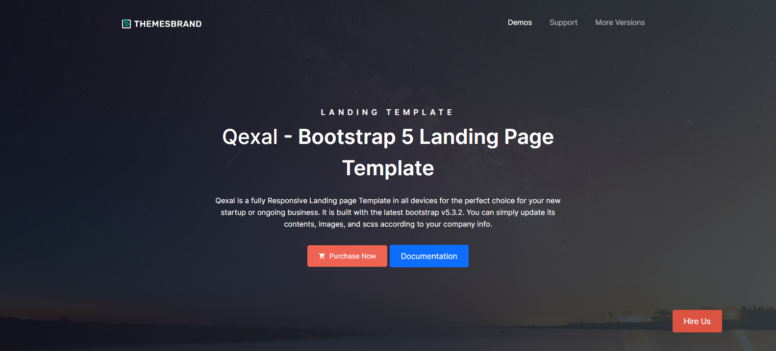 Qexal v2.0.0 - Bootstrap 5 Landing Page Template