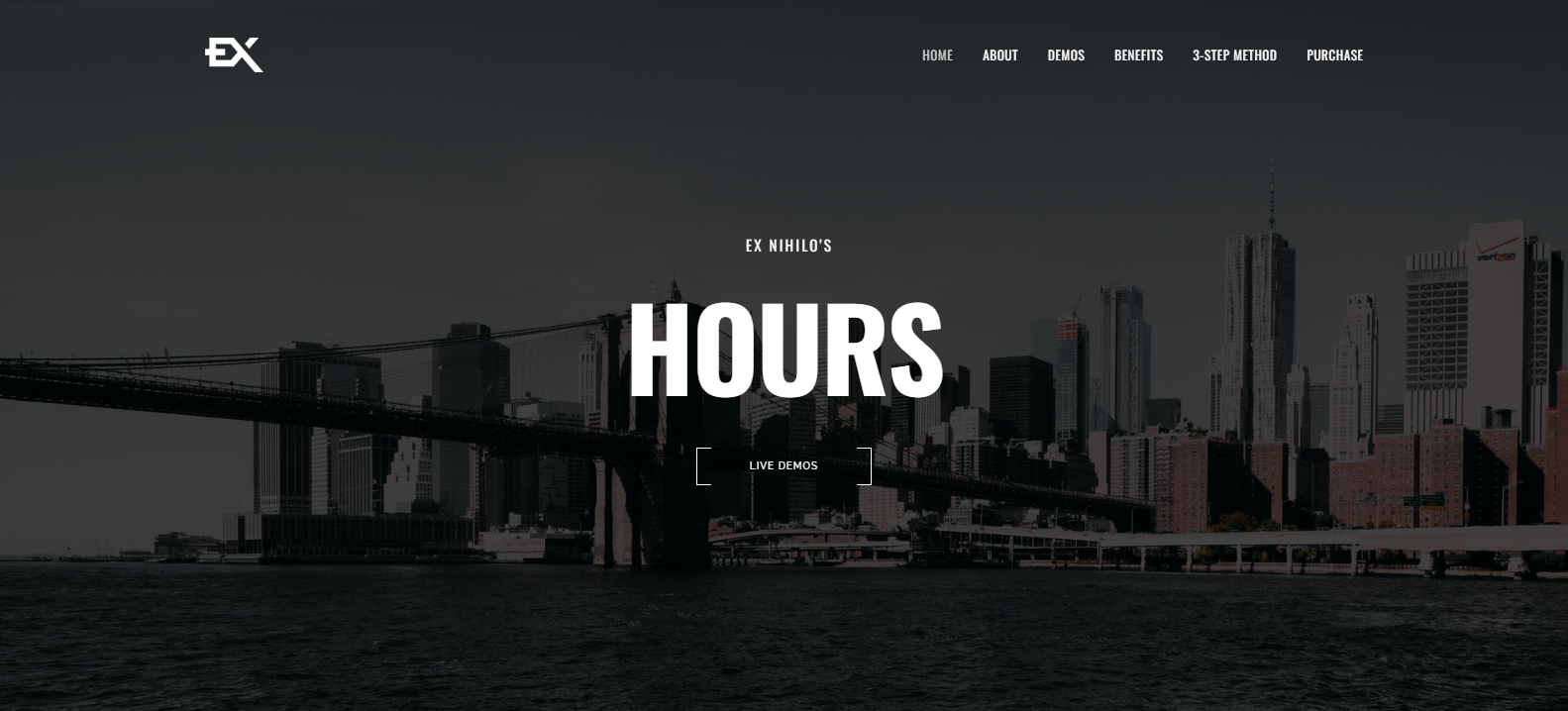 Hours - Responsive Coming Soon Page