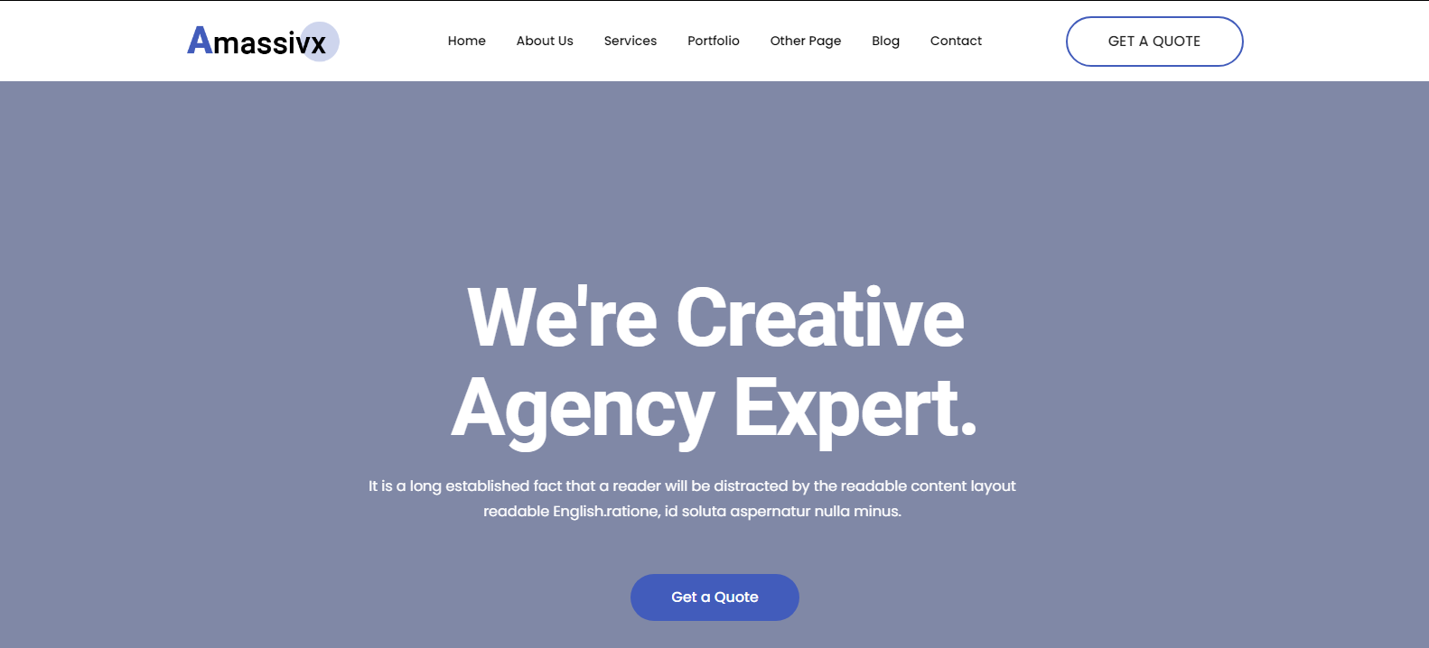 Amassivx – Multipurpose Business Landingpage Html