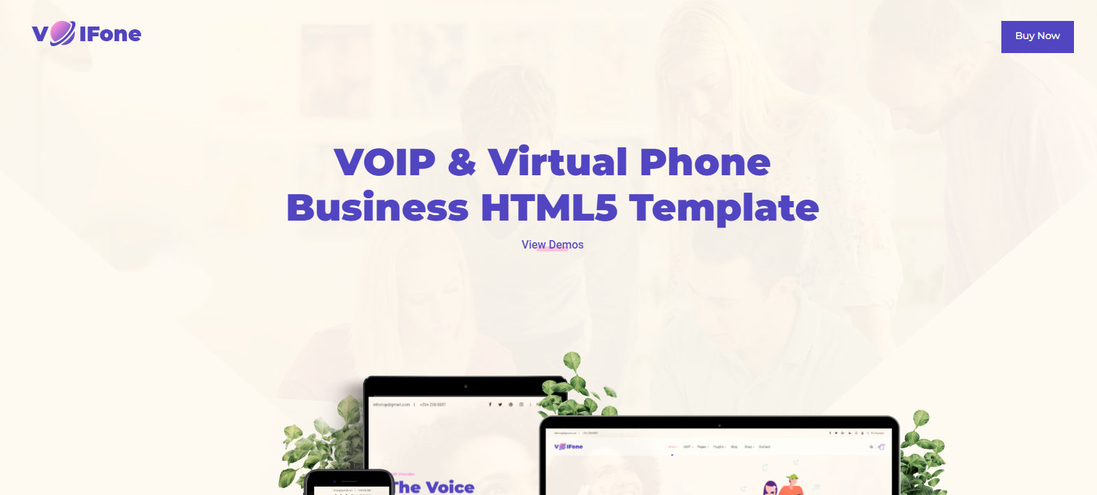 Voifone v1.7 - Multipurpose VOIP Business HTML5 Template