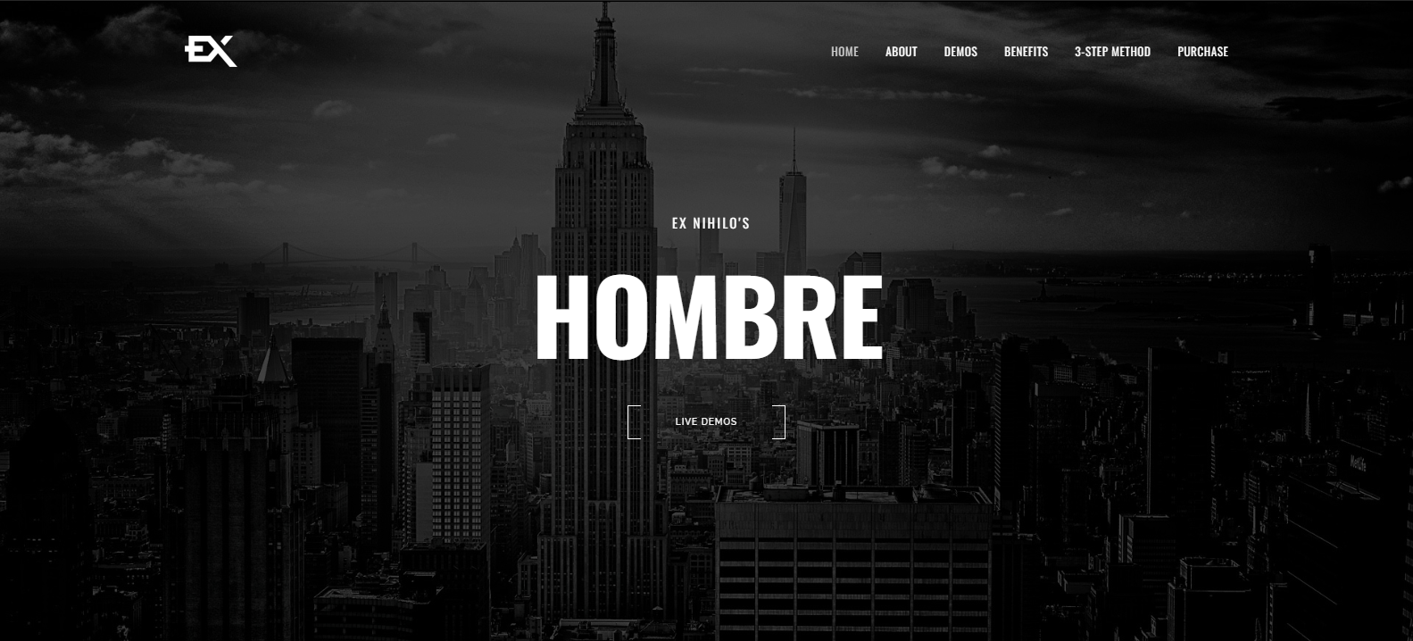 Hombre v1.2 - Responsive Coming Soon Page