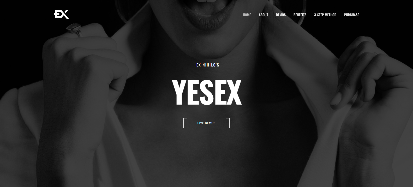 Yesex - Creative One Page Portfolio Template