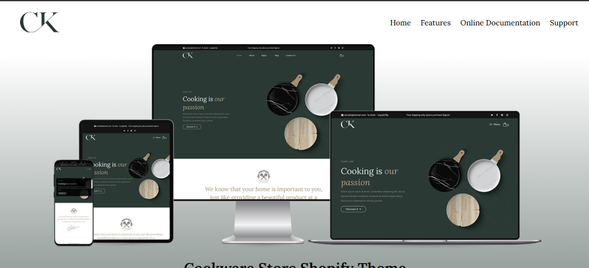 Cooky - Kitchen Furniture Shopify Theme