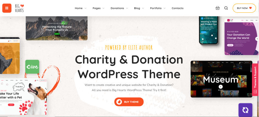 BigHearts v2.0.2 - Charity & Donation WordPress Theme