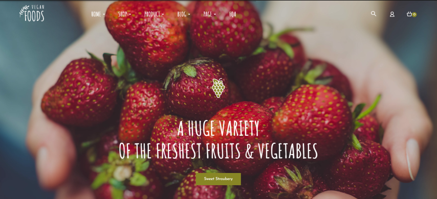 Vegan Food v5.2.29 - Organic Store, Farm Responsive Theme