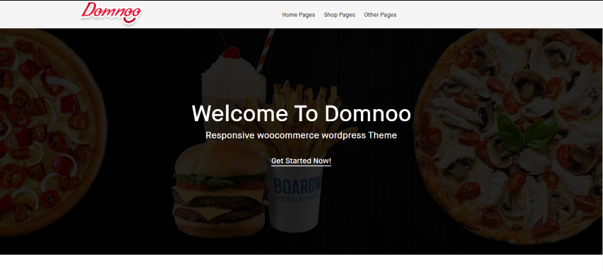 Domnoo v1.33 - Pizza & Restaurant WordPress Theme