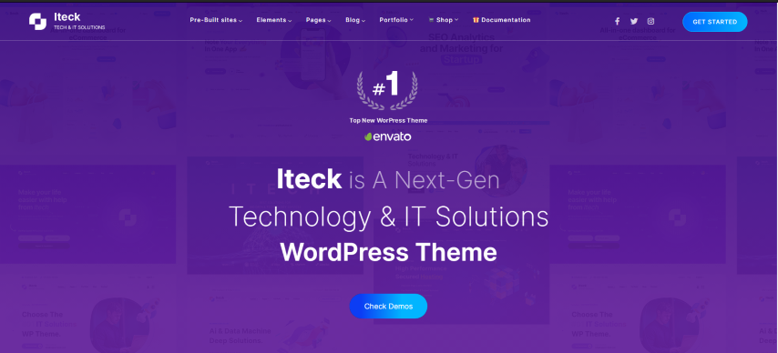 Iteck v1.0.6 - Software & Technology WordPress Theme