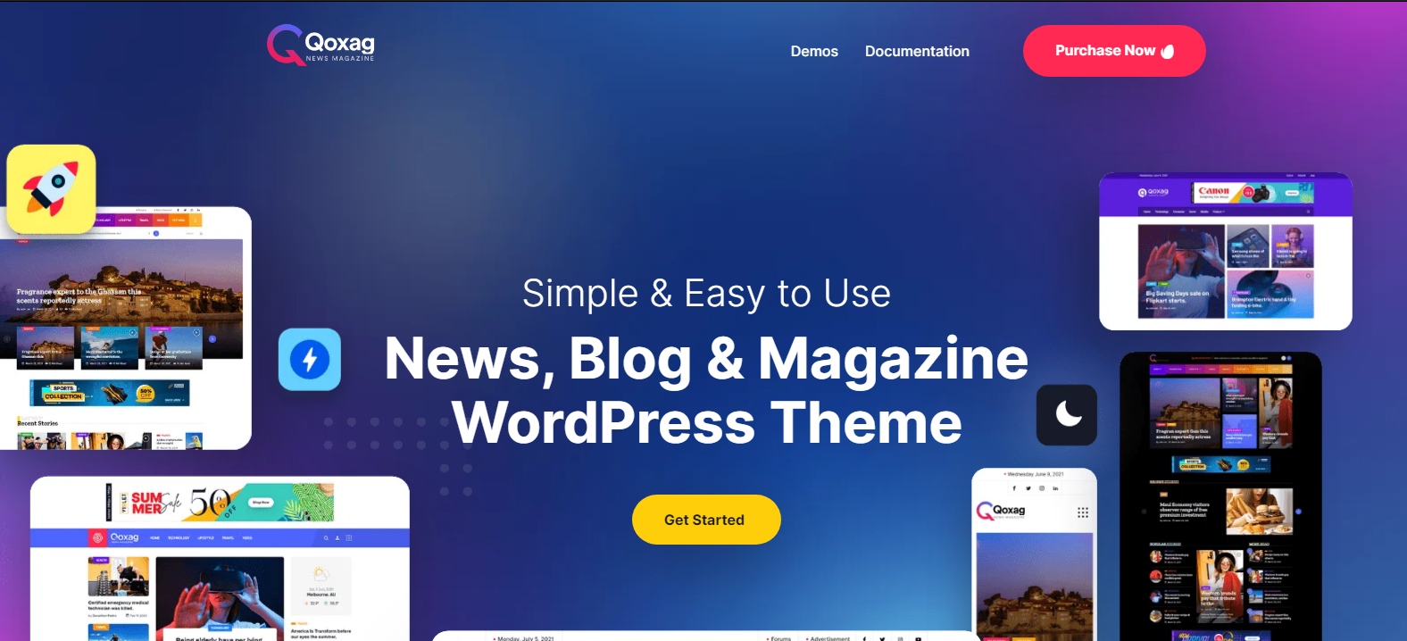 Qoxag v2.0.6 - WordPress News Magazine Theme