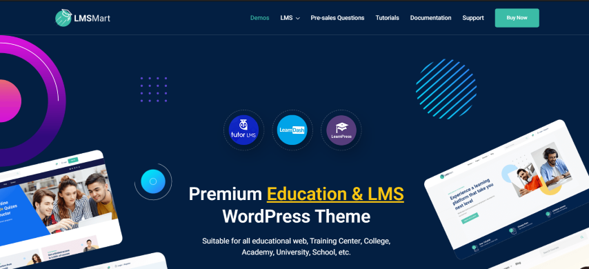 LMSmart v1.3.0 - Education WordPress Theme