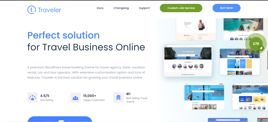 Traveler v3.0.4 - Travel Booking WordPress Theme