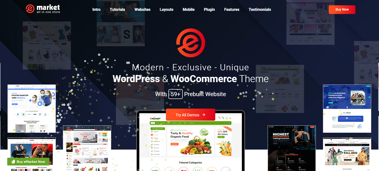 eMarket v6.8.0 - All-in-One Multi Vendor MarketPlace Elementor WordPress Theme