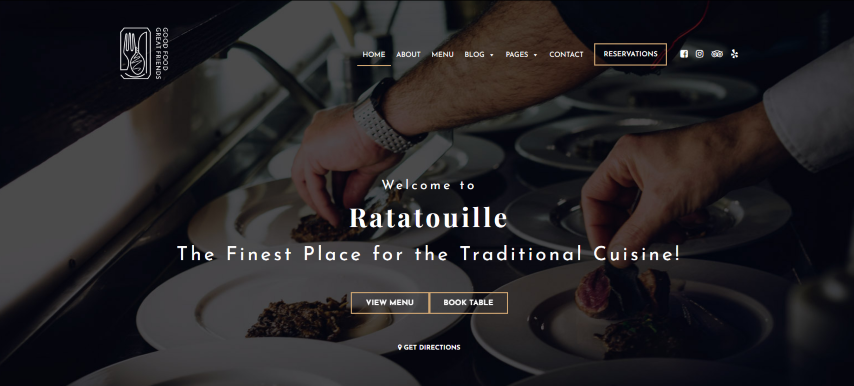 Ratatouille v1.2.6 - Restaurant WordPress Theme