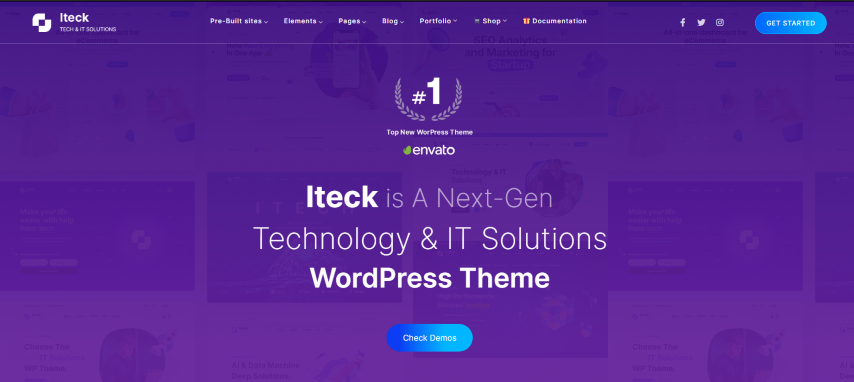 Iteck v1.0.7 - Software & Technology WordPress Theme