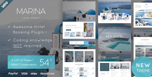 Marina v2.2 - Hotel & Resort WordPress Theme