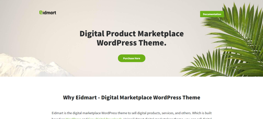 Eidmart v2.1 - Digital Marketplace WordPress Theme