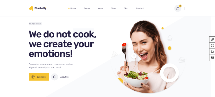 Starbelly v1.2.1- Restaurant WordPress Theme