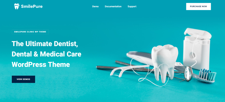 SmilePure v1.3.9 - Dental & Medical Care WordPress Theme